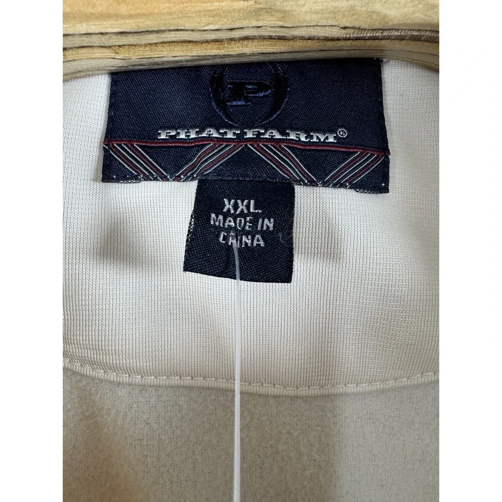 Vintage Y2K Phat Farm Argyle Full Zip Jacket Mens Size 2XL New With Tags